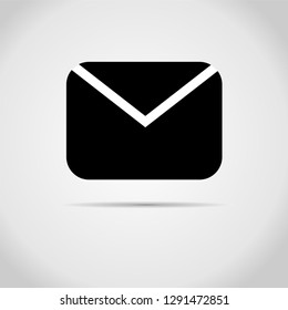 envelope mail icon 3 black white