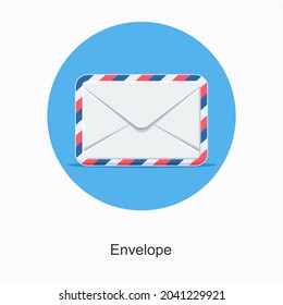 Konzept des Envelope- oder Mail-Symbols