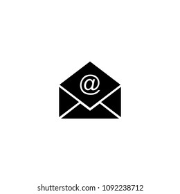 Envelope mail icon. Email message sign.