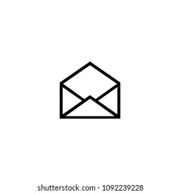Envelope mail icon. Email message sign.