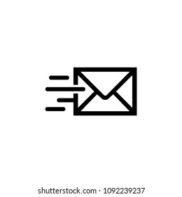 Envelope mail icon. Email message sign.
