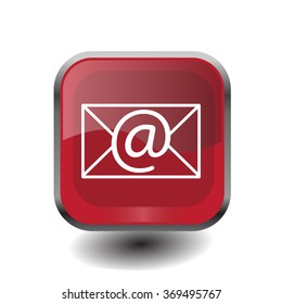 Envelope mail icon. Email message sign. Internet letter symbol. Linear outline icon. Vector