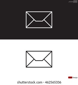 Envelope mail icon. Email message sign. 