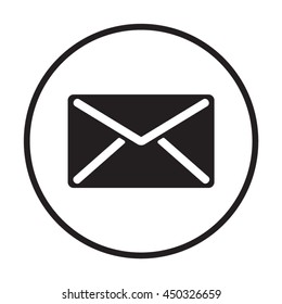 Envelope  Mail  icon. Flat design.