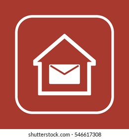 Envelope  Mail  icon. Flat design.