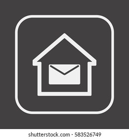 Envelope  Mail  icon. Flat design.