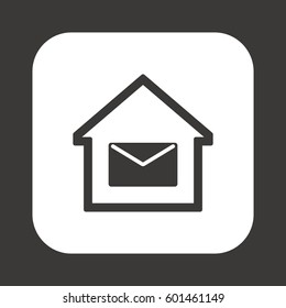 Envelope  Mail  icon. Flat design.