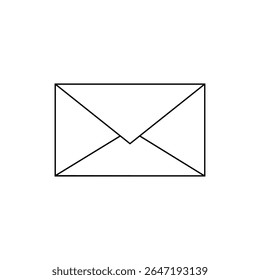 Diseño de ilustración de icono de correo de sobre