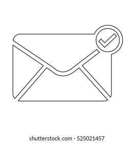 Envelope Mail icon illustration design