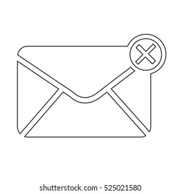 Envelope Mail icon illustration design