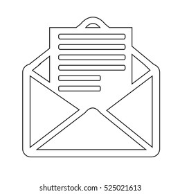 Envelope Mail icon illustration design