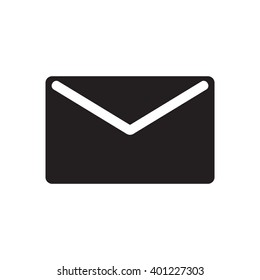 Envelope  Mail  icon,  isolated. Flat  design.