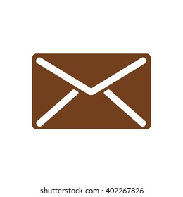Envelope  Mail  icon,  isolated. Flat  design.