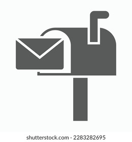 envelope mail icon, letter vector