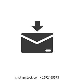 Envelope Mail Icon on white background