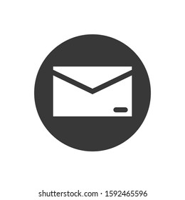 Envelope Mail Icon on white background