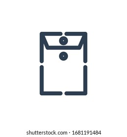 envelope mail icon outline blue