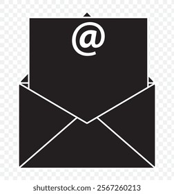 Envelope mail icon set. newsletter web buttons. close email letter outline vector symbol. flat thin e-mail pictogram on white background. send mail message line sign. Communication, Messaging. eps 10.