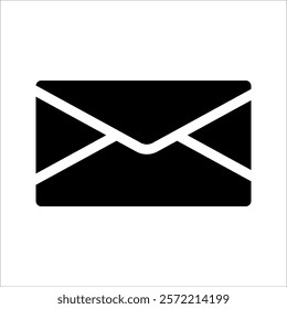 Envelope mail icon set. newsletter web buttons. close email letter outline vector symbol. flat thin e-mail pictogram on white background. send mail message line sign. Communication, Messaging, Social