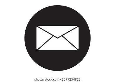 Envelope mail icon set. newsletter web buttons. close email letter outline vector symbol. flat thin e-mail pictogram on white background. send mail message line sign. Communication, Messaging, Social
