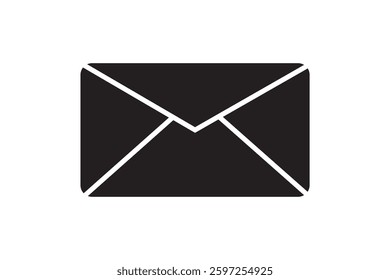 Envelope mail icon set. newsletter web buttons. close email letter outline vector symbol. flat thin e-mail pictogram on white background. send mail message line sign. Communication, Messaging, Social