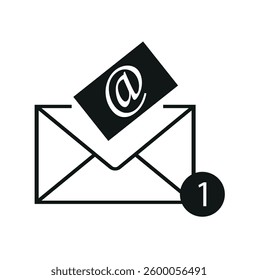 Envelope mail icon set. newsletter web buttons. close email letter outline vector symbol. flat thin e-mail pictogram on white background. send mail message line sign. Communication, Messaging, Social
