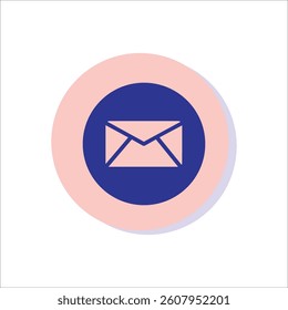 Envelope mail icon set. newsletter web buttons. close email letter outline vector symbol. flat thin e-mail pictogram on white background. send mail message line sign. Communication, Messaging, Social