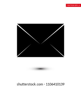 Envelope Mail icon, stock vector illustration flat design style