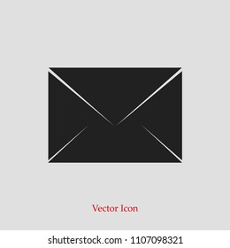 Envelope Mail icon, stock vector illustration flat design style
