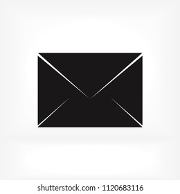 Envelope Mail icon, stock vector illustration flat design style