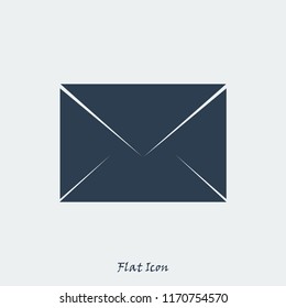 Envelope Mail icon, stock vector illustration flat design style