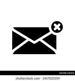 Envelope mail icon stock vector illustration. Message icon. EPS 10