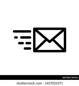 Envelope mail icon stock vector illustration. Message icon. EPS 10