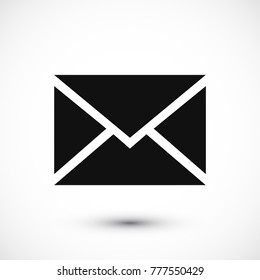 Envelope Mail icon, stock vector illustration flat design style