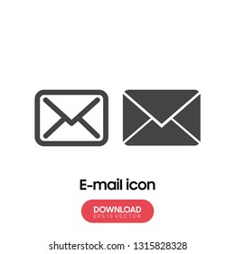 Envelope Mail Icon - Vector