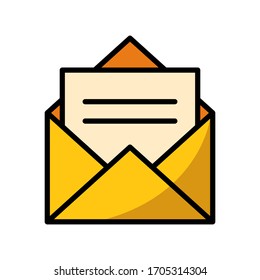 envelope - mail icon vector design template