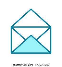 sobre - icono de correo plantilla de diseño vectorial