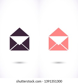 Envelope Mail. icon. Vector Eps 10. Lorem Ipsum Flat Design 