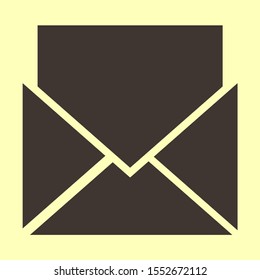 Envelope Mail. icon. Vector Eps 10. Lorem Ipsum Flat Design