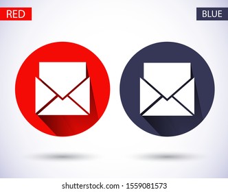 Envelope Mail. icon. Vector Eps 10. Lorem Ipsum Flat Design