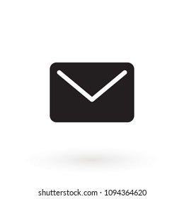 Envelope Mail icon, vector illustration. Flat design style