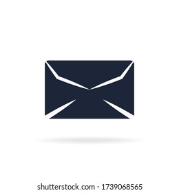 Envelope mail icon. Vector illustration eps 10