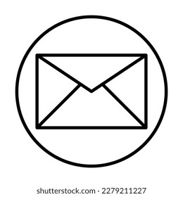 envelope mail icon, envelope vector, mail illustration