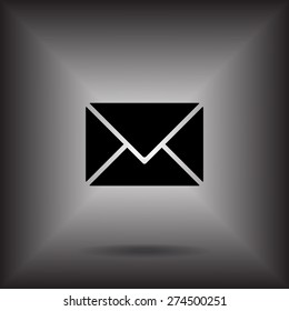 Envelope Mail icon, vector illustration. Flat design style
