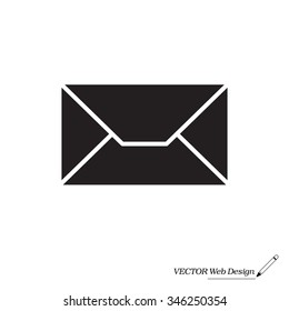 Envelope Mail icon, vector illustration. Flat design style