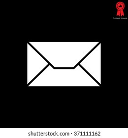 Envelope Mail icon, vector illustration. Flat design style