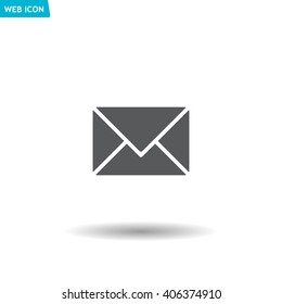 Envelope Mail icon, vector illustration. Flat design style