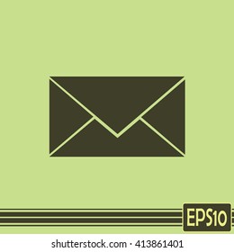 Envelope Mail icon, vector illustration.