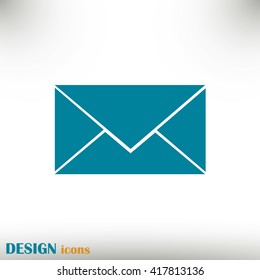 Envelope Mail icon, vector illustration.