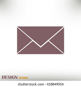 Envelope Mail icon, vector illustration.